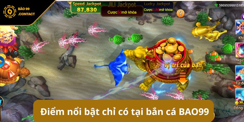 Bắn cá BAO99: Sân chơi giải trí bất tận, rinh quà cực khủng! 5 điểm nổi bật chỉ có tại bắn cá BAO99